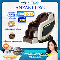Ghế Massage Toàn Thân Anzani JD S2, Máy Matxa Công Nghệ Nhật Trị Liệu 5 Vùng Đầu, Cổ, Vai Gáy, Lưng, Tay, Chân Với Chế Độ Nhiệt Hồng Ngoại