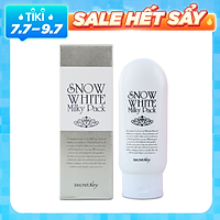 Kem Dưỡng Trắng Da Mặt Và Toàn Thân Secret Key Snow White Milky Pack 200g