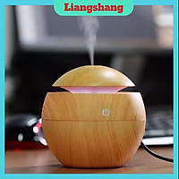 Máy sông tinh dầu phun sương tạo ẩm - vân gỗ hương ( tặng tinh dầu )