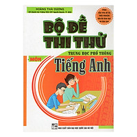 Bộ Đề Thi Thử THPT Môn Tiếng Anh