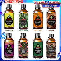Tinh Dầu Xông Phòng Nguyên Chất TIDAMO 50ML, Tự Chọn Mùi | Có Kiểm Định Chất Lượng | Sử Dụng Với Máy Xông Tinh Dầu Giúp Thơm Phòng, Khử Khuẩn, Tốt Cho Sức Khỏe và Làm Đẹp