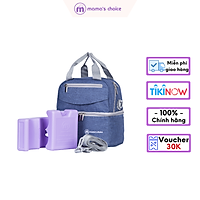 Combo 01 Balo Bỉm Sữa Đa Năng và 02 Đá Khô Giữ Lạnh Mama's Choice