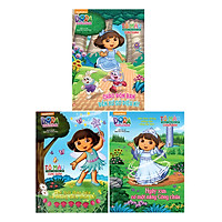 Combo Tô Màu Theo Truyện Kể Cùng Dora : Ngày Xưa Có Một Nàng Công Chúa + Thế Giới Thần Ti