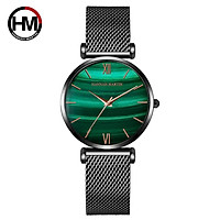 Đồng hồ nữ Hannah Martin chính hãng - Model HM-152WF - dây thép không gỉ - bảo hành