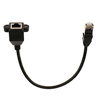 1FT Ethernet Internet Network LAN RJ45 Male to Female Extension Cord Cable