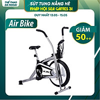 Xe đạp tập thể dục air bike 8701 mẫu mới 2020 màu Xám (hàng nhập khẩu) thích hợp cho mọi lứa tuổi luyện tập