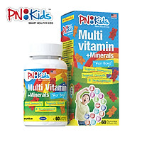 Kẹo Dẻo Bổ Sung Vitamin tổng hợp MULTIVITAMIN+MINERALS PNKIDS Hỗ Trợ Phát Triển Cơ Thể Khỏe Mạnh Và Tăng Cường Sức Đề Kháng Cho Bé Trai
