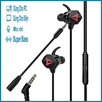 Tai nghe gaming có mic G901 dùng được cho điện thoại và máy tính - Đen Viền Đỏ