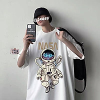 Áo phông unisex nam nữ form rộng tay lỡ