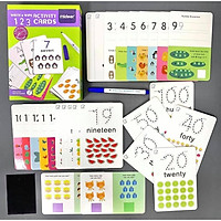 Bộ thẻ học viết và xóa được - Write and Wipe Card Chính hãng Mideer (4 chủ đề) - cho bé từ 2 tuổi trở lên