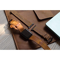 Dây Da Cho Đồng Hồ Apple Watch Sang Trọng - Khâu Tay Thủ Công