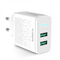 Sạc Điện Thoại Floveme 2 USB Nhanh (2.4A)