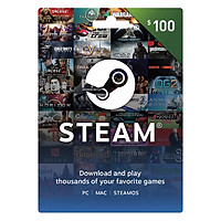 Thẻ Steam 100 USD - Hàng Chính Hãng