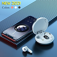 Tai nghe Bluetooth 5.0 TWS Không dây Nhét tai Màn hình Kỹ thuật số Model mới 2021 AMA H7 Hàng nhập khẩu