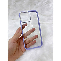 Case Ốp Lưng Dành Cho Iphone 13 Pro Max - Trong Suốt Viền Màu
