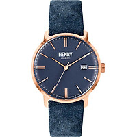 Đồng Hồ Unisex Henry London HL40-S-0370 - Dây Da