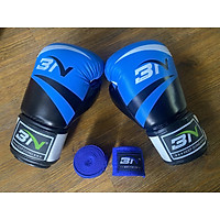 Găng đấm boxing BN Fight VN cao cấp lõi đúc định hình bảo vệ tốt đa tay và cổ tay tặng kèm băng quấn 3m BN co dãn có đủ màu và size khách lựa chọn