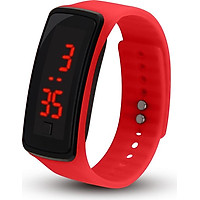 Digital Watch Watch Adjustable Silicone Wrist Sport LED
