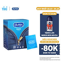 Bao cao su Durex Jeans Hộp 30 bao