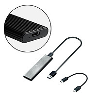 External M.2 NVME to USB 3.1 Enclosure Adapter, M.2 SSD Case with Type-C for 2230 2242 2260 NVMe SSD Content Designers 2TB