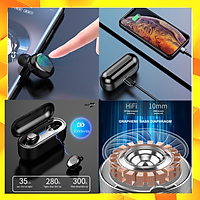 Tai nghe Bluetooth F9 cảm biến vân tay, chống ồn và có công nghệ Deep Bass , Bluetooth Version 5.0