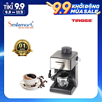 Máy Pha Cà Phê Espresso Tiross TS-621 - Hàng Chính Hãng