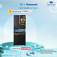 Tủ Lạnh 2 Cánh Panasonic 420 lít NR-BX471WGKV ngăn đá dưới - Ngăn đông mềm siêu tốc - Hàng chính hãng