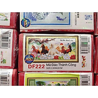 TRANH ĐÍNH ĐÁ 8 con ngựa Mã Đáo Thành Công ABC LV184, LV187 - Chưa đính