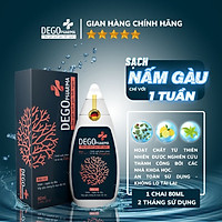 Dego Pharma - Dầu gội sạch vảy gàu mảng trắng, hết ngứa chiết xuất thiên nhiên từ vỏ cây Zizyphus, sản xuất theo tiêu chuẩn và dưới sự giám sát của công ty dược phẩm Châu Âu (80ml)