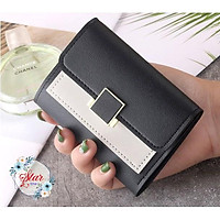 VÍ NỮ NGẮN, VÍ ĐẸP CẦM TAY MINI KHÓA VUÔNG G04
