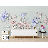 Tranh dán tường canvas hình hoa ADHW004