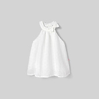 Váy xòe bé gái BAA BABY cổ yếm phối nơ sát nách xinh xắn - GT-AD33C