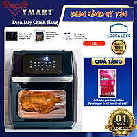 Lò Chiên Không Khí 12 Lít Lock&Lock EJF696BLK (Kèm Quà Tặng) - Hàng Chính Hãng