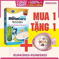 Bột ăn dặm tốt cho bé Nutricare Metacare Gạo sữa dinh dưỡng & olive Special (200g)