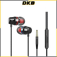 Tai Nghe Nhét Tai Có Dây DKB, Bản Nâng Cấp Chất Lượng Cao, Âm Thanh 360 Chân Thực, Có Mic Đàm Thoại, Và Thanh Chỉnh Âm Lượng - Hàng Chính Hãng