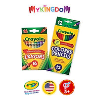 Combo Bút Màu A CRAYOLA CBA (Sáp 16 + Chì 12)