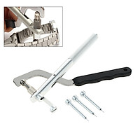 YD025 Professional Watch Band Strap Link Pin Remover with 3 Pins Watch Repair Tool Kit