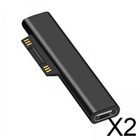 2xUSB 3.1 Charging Adapter for Microsoft Surface Pro Works with 3A USB-C Cable