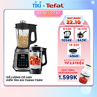 Máy làm sữa hạt, xay nấu đa năng 2 cối nóng và lạnh, hút chân không - Tefal Ultra Blend Boost BL985A31 - 1300W - Hàng chính hãng