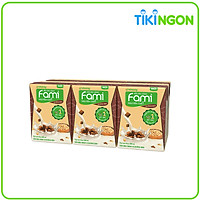 Lốc 6 sữa Đậu Nành Fami Nguyên Chất Vị Đường Đen 200ml