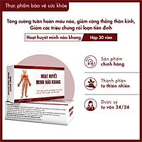 Hoạt huyết minh não khang - Bổ huyết, hoạt huyết, tăng cường tuần hoàn máu não - Hộp 3 vỉ x 10 viên
