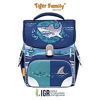 Ba Lô Học Sinh Bé Trai Chống Gù Siêu Nhẹ Tiger Jolly - Shark Life - TGJL-038A