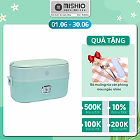 Hộp Hâm Cơm, Thức Ăn 2 tầng Mishio MK317 inox 304 - Hàng chính hãng