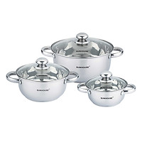 Bộ Nồi Inox 3 Đáy Sunhouse SH334