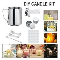 Candle Making Kit DIY Candles Craft Tool Set Pouring Pot Wicks Wax Kit Gift