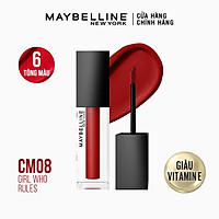 Son Kem Mịn Lì Như Nhung Cushion Mattes Maybelline New York Hiệu Ứng Lì Đa Chiều 6.4ml