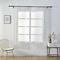 Curtain Pure Color Tulle Door Window Curtain Drape Panel Sheer Scarf Valances Modern bedroom Living Room Curtains