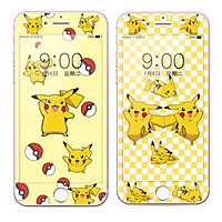 Kính cường lực iPhone SE Mô hình Pikachu Miếng dán màn hình iPhone 6 plus 7 8