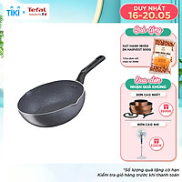 Chảo chiên sâu lòng Tefal Natura B2266695 28cm - Chống dính tuyệt vời- Báo nhiệt thông minh - Hàng chính hãng