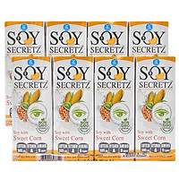 Bộ 2 Lốc Sữa Đậu Nành Với Bắp Ngọt Soy Secretz (180ml x 8 Hộp)